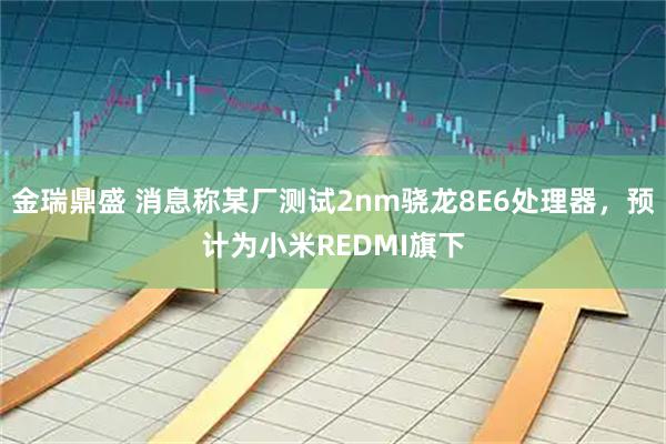 金瑞鼎盛 消息称某厂测试2nm骁龙8E6处理器，预计为小米REDMI旗下